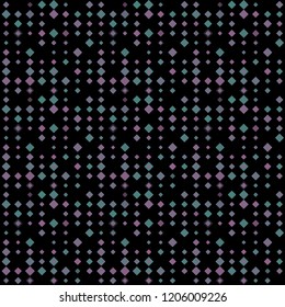 Abstract seamless pattern background with multicolored various rhombuses.