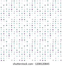 Abstract seamless pattern background with multi-colored varied triangles.