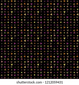 Abstract seamless pattern background with multi-colored varied triangles.