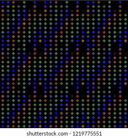 Abstract seamless pattern background with multicolored various rhombuses.