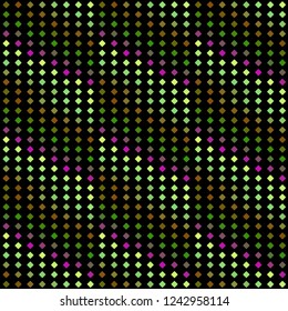 Abstract seamless pattern background with multicolored various rhombuses.