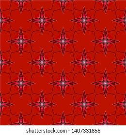 Abstract seamless pattern background. Ornament oriental print texture wrapping paper decoration.