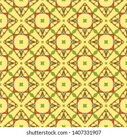 Abstract seamless pattern background. Ornament oriental print texture wrapping paper decoration.