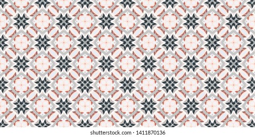 Abstract seamless pattern background. Ornament oriental print texture wrapping paper decoration