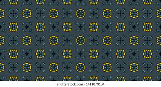Abstract seamless pattern background. Ornament oriental print texture wrapping paper decoration