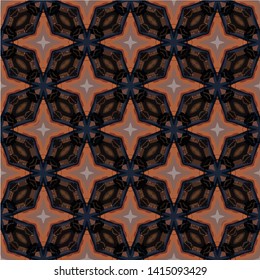 Abstract seamless pattern background. Ornament oriental print texture wrapping paper decoration