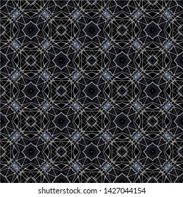 Abstract seamless pattern background. Ornament oriental print texture wrapping paper decoration