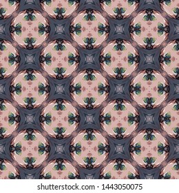 Abstract seamless pattern background. Ornament oriental print texture vintage decoration