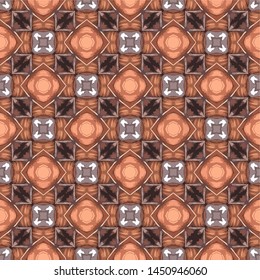 Abstract seamless pattern background. Ornament oriental print texture vintage decoration