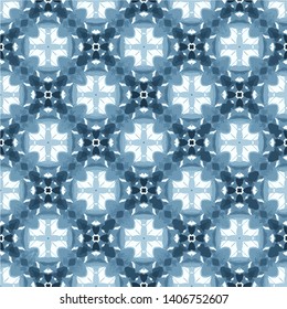 Abstract seamless pattern background for print on fabric, textiles, wallpaper. Vintage retro style ornament.