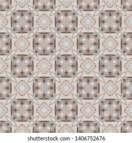 Abstract seamless pattern background for print on fabric, textiles, wallpaper. Vintage retro style ornament.