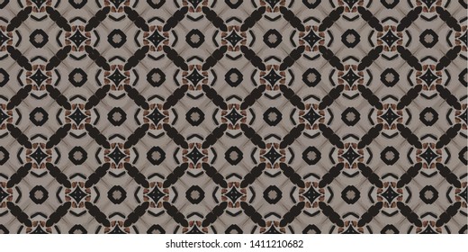 Abstract seamless pattern background for print on fabric, textiles, wallpaper. Vintage retro style ornament