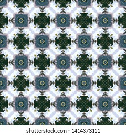 Abstract seamless pattern background for print on fabric, textiles, wallpaper. Vintage retro style ornament