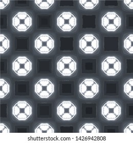 Abstract seamless pattern background for print on fabric, textiles, wallpaper. Vintage retro style ornament