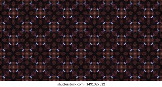 Abstract seamless pattern background for print on fabric, textiles, wallpaper. Vintage retro style ornament