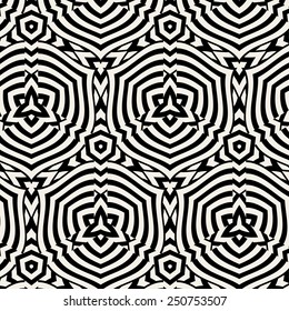 Abstract Seamless Pattern for Background. Repeating Geometric Tiles