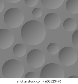 Abstract seamless pattern background with round holes and the second bottom