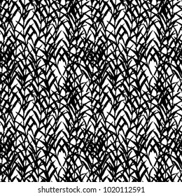Abstract seamless pattern. Background texture in black and white. Wallpaper
