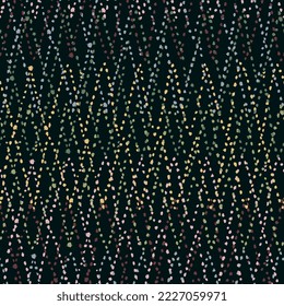 abstract seamless pattern. Background with triangles, stripes. Dotted watercolor pattern