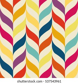 Abstract seamless pattern background with wavy lines