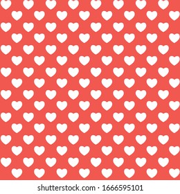 Abstract Seamless Pattern Background witj Love Heart Symbol. Vector Illustration EPS10