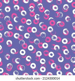 Abstract seamless pattern with bagels or donut texture. Design element for wrapping paper, banner, wallpaper and fabric.