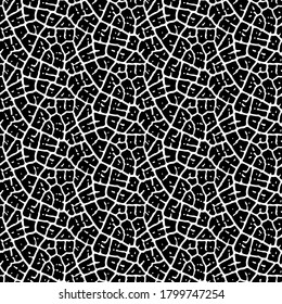 Abstract seamless pattern based on a natural leaf vein texture