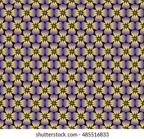 Abstract Seamless pattern with beautiful flowers. can be used as greeting card, invitation card for wedding, birthday and other holiday background. Vector illustration