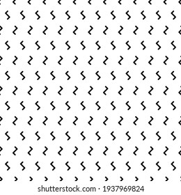 Abstract Seamless Pattern Black Doodle Geometric Figures Background Vector