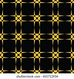 Abstract seamless pattern of black and gold color for wallpapers and background. Seamless line geometric background .Straight Lines Background.