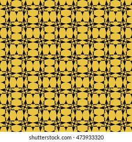  Abstract seamless pattern of Black and Gold color for wallpapers and background.
