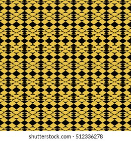 Abstract seamless pattern of black and gold color for wallpapers and background. Seamless line geometric background . Straight Lines Background
