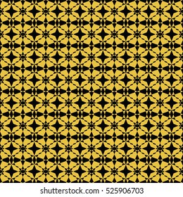 Abstract seamless pattern of black and gold color for wallpapers and background. Seamless line geometric background .Straight Lines Background.