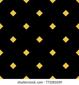 Abstract seamless pattern of black and gold color for wallpapers and background. 