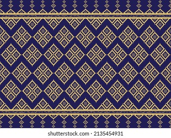 Abstract seamless pattern with black vector image