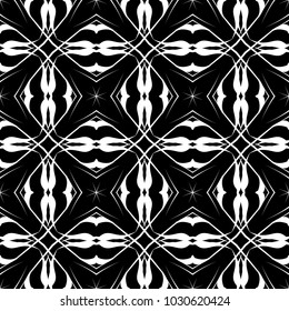 Abstract seamless pattern of black and white color for wallpapers and background.

