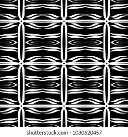 Abstract seamless pattern of black and white color for wallpapers and background.
