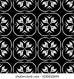 Abstract seamless pattern of black and white color for wallpapers and background.
