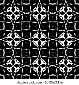 Abstract seamless pattern of black and white color for wallpapers and background.
