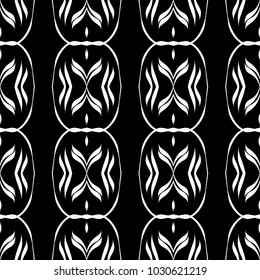 Abstract seamless pattern of black and white color for wallpapers and background.

