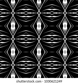 Abstract seamless pattern of black and white color for wallpapers and background.
