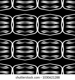 Abstract seamless pattern of black and white color for wallpapers and background.
