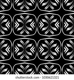 Abstract seamless pattern of black and white color for wallpapers and background.
