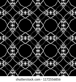 Abstract seamless pattern of black and white color for wallpapers and background. 