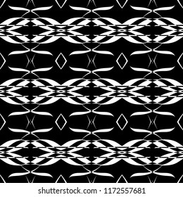 Abstract seamless pattern of black and white color for wallpapers and background

