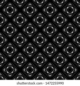 Abstract seamless pattern of black and white color for wallpapers and background. 

