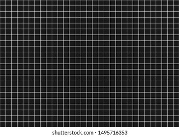 Abstract seamless pattern of black and white line square art - Vector illustration