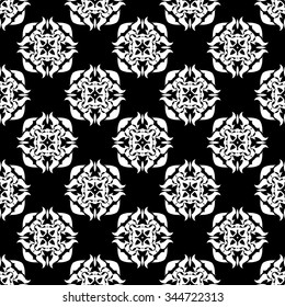 abstract seamless pattern ,black and white Vector seamless pattern. Seamless background pattern. Modern stylish texture. Repeating geometric.