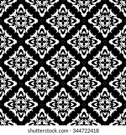 abstract seamless pattern ,black and white Vector seamless pattern. Seamless background pattern. Modern stylish texture. Repeating geometric.