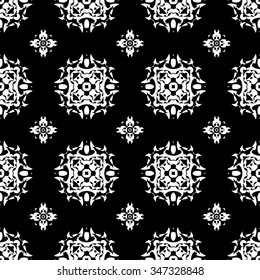 abstract seamless pattern ,black and white Vector seamless pattern. Seamless background pattern. Modern stylish texture. Repeating geometric.